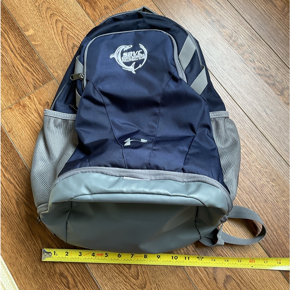 Under Armour Ua Storm Adult Hustle Backpack Dark Blue And Gray